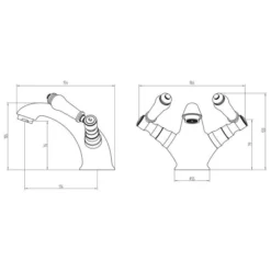 Appleyard Basin Mixer - Modern Bathroom Tap with Chrome Finish -Bathroom Sales Shop appleyard basin mixer tech