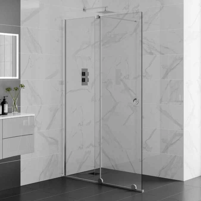 1000mm Sliding Wetroom Screen - Rolla 8 by Aquadart | Premium Walk-In Shower Enclosure 3 1000mm Sliding Wetroom Screen - Rolla 8 by Aquadart | Premium Walk-In Shower Enclosure