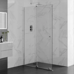 1600mm Sliding Wetroom Screen - Rolla 8 By Aquadart | Premium Walk-In Shower Enclosure