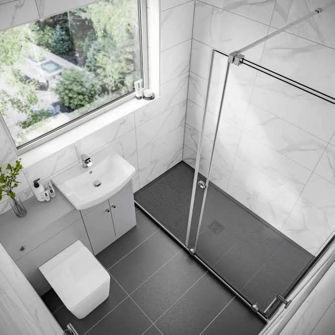 1400mm Sliding Wetroom Screen - Rolla 8 By Aquadart | Premium Walk-In Shower Glass 4 1400mm Sliding Wetroom Screen - Rolla 8 By Aquadart | Premium Walk-In Shower Glass - Image 2