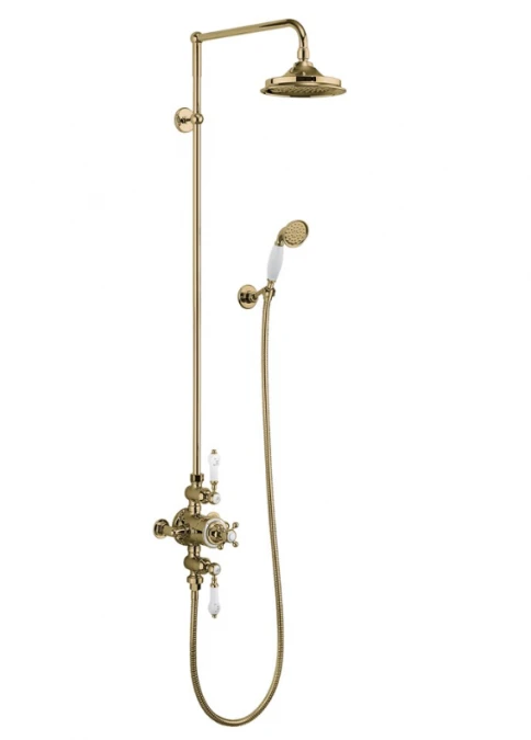 Burlington Avon Gold Traditional Exposed Shower Valve Kit - BAF3SGOLD | Premium Shower Valve 3 Burlington Avon Gold Traditional Exposed Shower Valve Kit - BAF3SGOLD | Premium Shower Valve
