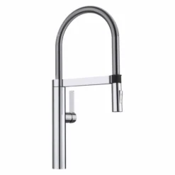 Blanco Culina - S Chrome Monobloc Kitchen Tap - 517597 | High-Quality Kitchen Faucet