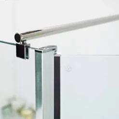 Roman Showers Select 400 Pivoting Deflector Panel 443mm Width (10mm Glass) - Premium Walk-In Shower Accessory -Bathroom Sales Shop brace 5