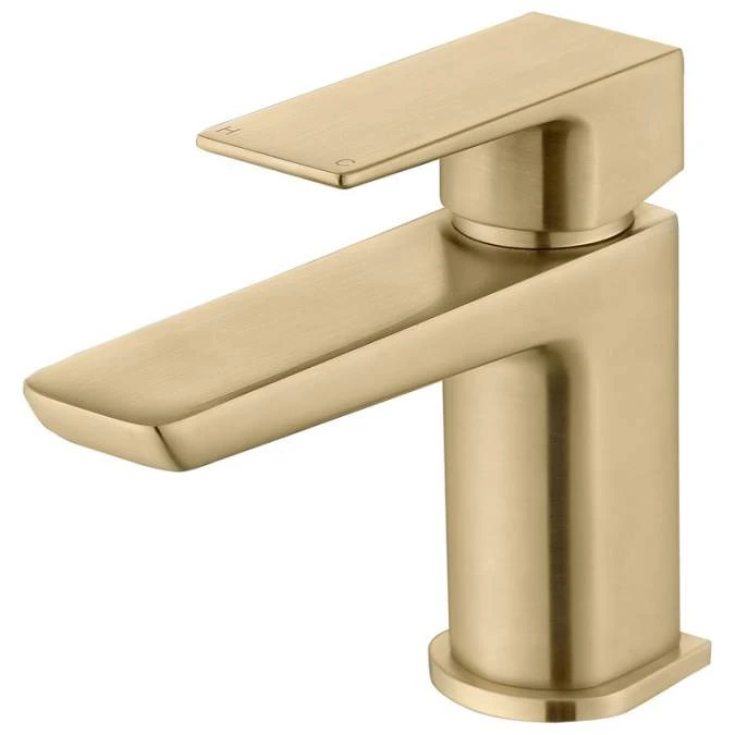 Buff Mono Cloakroom Basin Tap - Brushed Brass | High-Quality Bathroom Tap 3 Buff Mono Cloakroom Basin Tap - Brushed Brass | High-Quality Bathroom Tap