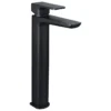 Buff Mono Tall Basin Tap - Matt Black | Modern Bathroom Tap | High-Quality Finish -Bathroom Sales Shop buff tall basin mixer black