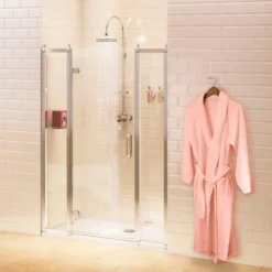 900mm Traditional Hinged Shower Door - Burlington C21 - Elegant & Durable
