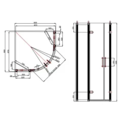 Burlington Traditional Quadrant Shower Enclosure 900 X 900mm C23 - Premium Quality -Bathroom Sales Shop c23 tech