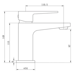 Premium Call Basin Mixer - Modern Bathroom Tap with Chrome Finish | Basin Taps -Bathroom Sales Shop call basin mixer tech