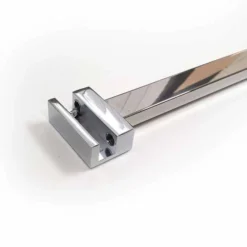 Aquadart Wetroom 10mm Glass Wall Profile & Support Arm Kit - Polished Silver | Wetroom Shower Screens -Bathroom Sales Shop chrome arm 1 1