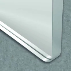 City White Rectangular Mirror 500 X 750 | Modern Bathroom Mirror by Origins Living 9 City White Rectangular Mirror 500 X 750 | Modern Bathroom Mirror by Origins Living -Bathroom Sales Shop city mirror closeup white 1