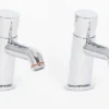 Highlife Skara Non-Concussive Push Button Basin Mono Tap (Single) - 10012S | Stylish & Efficient Bathroom Tap -Bathroom Sales Shop designer non concussive taps