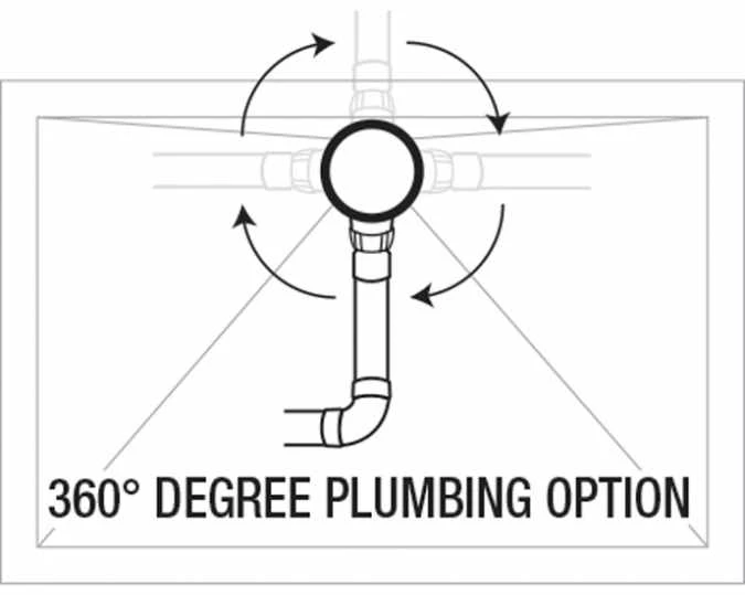 TrayMate Offset Quadrant TM25 Elementary Shower Tray - 1100 x 800mm - Right Hand - Premium Quality 5 TrayMate Offset Quadrant TM25 Elementary Shower Tray - 1100 x 800mm - Right Hand - Premium Quality - Image 3
