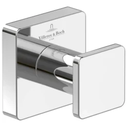 Villeroy & Boch Elements Striking Robe Hook - Chrome Finish, Modern Bathroom Accessory