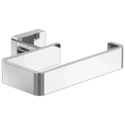 Villeroy & Boch Elements Striking Toilet Roll Holder in Chrome - Premium Bathroom Accessory