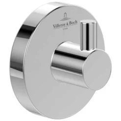 Villeroy & Boch Elements Tender Robe Hook - Chrome - Premium Bathroom Accessory
