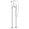 Elizabeth Floor Standing Bath/Shower Mixer with Shower Kit - Chrome Finish 1 Elizabeth Floor Standing Bath/Shower Mixer with Shower Kit - Chrome Finish -Bathroom Sales Shop elizabeth floorstanding bath shower mixer