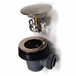 ABACUS Matt Black Easy Clean Click Bath Waste & Overflow - Premium Bathroom Upgrade -Bathroom Sales Shop ez clean2 1