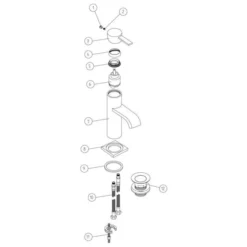 Forest Basin Mixer Tap - Modern Bathroom Basin Tap with Chrome Finish 6 Forest Basin Mixer Tap - Modern Bathroom Basin Tap with Chrome Finish -Bathroom Sales Shop forest basin mixer parts