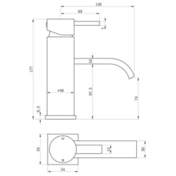 Forest Basin Mixer Tap - Modern Bathroom Basin Tap with Chrome Finish 7 Forest Basin Mixer Tap - Modern Bathroom Basin Tap with Chrome Finish -Bathroom Sales Shop forest basin mixer tech