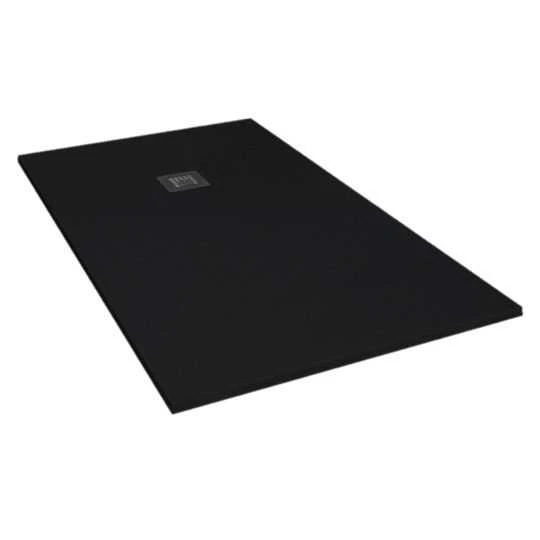 Giorgio2 Cut-To-Size Black Slate Effect Shower Tray - 1700 x 700mm | Premium Quality for Modern Bathrooms 3 Giorgio2 Cut-To-Size Black Slate Effect Shower Tray - 1700 x 700mm | Premium Quality for Modern Bathrooms