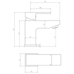 Havanna Basin Mixer Tap with Click-Clack Waste | Premium Bathroom Tap 7 Havanna Basin Mixer Tap with Click-Clack Waste | Premium Bathroom Tap -Bathroom Sales Shop havana basin mixer tech 1