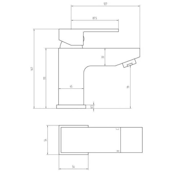 Havanna Basin Mixer Tap with Click-Clack Waste | Premium Bathroom Tap 5 Havanna Basin Mixer Tap with Click-Clack Waste | Premium Bathroom Tap - Image 3