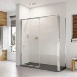 Roman Haven6 1200mm Level Access Sliding Shower Door, Left Hand - Premium Quality -Bathroom Sales Shop haven level access sliding door shower enclosure 148 3