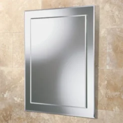 HIB Emma Bathroom Mirror - 63504000 | Modern Standard Mirror for Bathrooms | Durable & Stylish Design