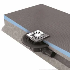 Wedi Fundo Primo Wetroom Tray With Offset Drain - 1400 x 900mm | Premium Wet Room Solution -Bathroom Sales Shop horizontal waste 1 4