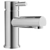 Idegem Basin Mixer with Click-Clack Waste - Modern Bathroom Tap 1 Idegem Basin Mixer with Click-Clack Waste - Modern Bathroom Tap -Bathroom Sales Shop idgem basin mixer chrome