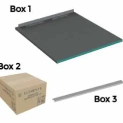 ABACUS Infinity Wet Room Tray - Right Hand - 1200 X 950mm | Premium Wetroom Kit -Bathroom Sales Shop infinity EMKE R7 1209