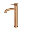 ABACUS Iso Pro Tall Mono Basin Mixer - Brushed Bronze | Modern Bathroom Tap -Bathroom Sales Shop iso pro tall mono mixer bronze