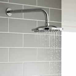Plan Thermostatic Concealed Shower Valve with Fixed Rain Head - Kartell UK 7 Plan Thermostatic Concealed Shower Valve with Fixed Rain Head - Kartell UK -Bathroom Sales Shop kartell plan shower head option2 lifestyle SHO001PL SHO083DE main