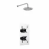 Plan Thermostatic Concealed Shower Valve with Fixed Rain Head - Kartell UK -Bathroom Sales Shop kartell plan shower option2 SHO001PL SHO083DE main
