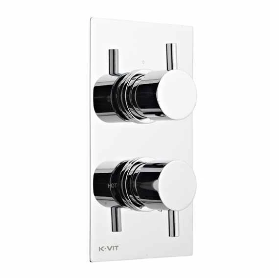 Plan Thermostatic Concealed Shower Valve with Fixed Rain Head - Kartell UK 6 Plan Thermostatic Concealed Shower Valve with Fixed Rain Head - Kartell UK - Image 4