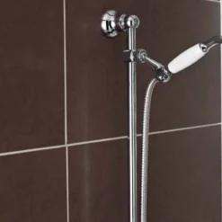Klassique Thermostatic Shower Valve with Fixed Head & Riser Rail Kit - Kartell UK | Traditional Shower Valves -Bathroom Sales Shop klassique handset 1