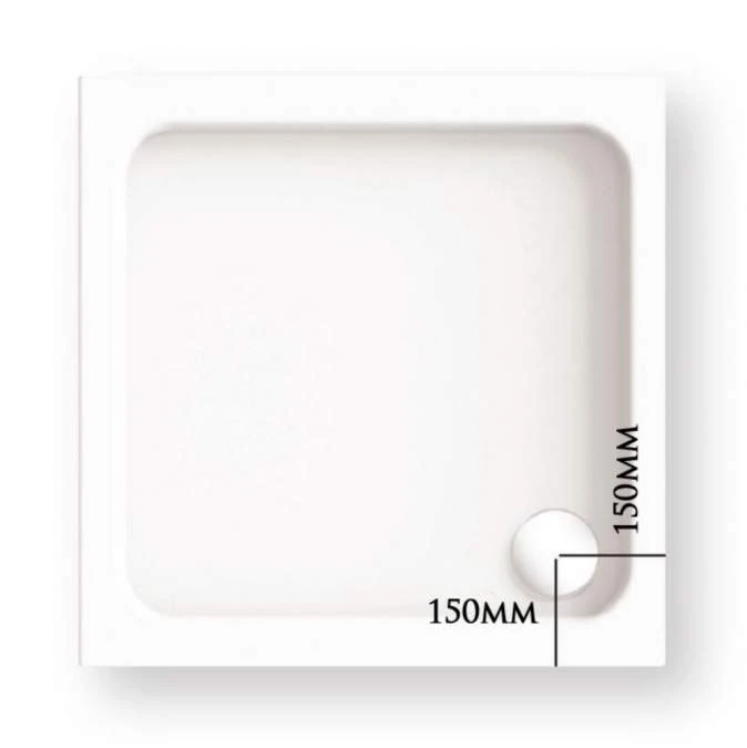 Kudos Kstone 1000 x 1000mm Square Shower Tray - Durable & Stylish Bathroom Solution 4 Kudos Kstone 1000 x 1000mm Square Shower Tray - Durable & Stylish Bathroom Solution - Image 2