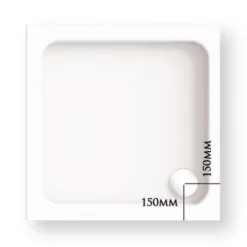 Kudos Kstone 1100 x 700mm Rectangular Shower Tray with Corner Waste - Durable & Stylish 5 Kudos Kstone 1100 x 700mm Rectangular Shower Tray with Corner Waste - Durable & Stylish -Bathroom Sales Shop kstone corner waste 5