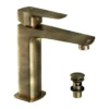 Jaquar Kubix Prime Antique Bronze Mono Basin Mixer Tap - Premium Bathroom Tap 1 Jaquar Kubix Prime Antique Bronze Mono Basin Mixer Tap - Premium Bathroom Tap -Bathroom Sales Shop kubix prime basin mixer and waste antique bronze