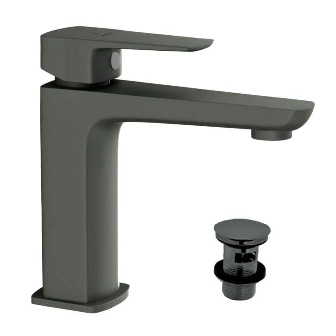 Jaquar Kubix Prime Graphite Mono Basin Mixer Tap - Modern Bathroom Faucet 3 Jaquar Kubix Prime Graphite Mono Basin Mixer Tap - Modern Bathroom Faucet