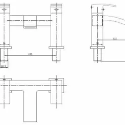 Lauder Bath Filler Tap - Premium Bathroom Taps by Highlife Bathrooms -Bathroom Sales Shop lauder bath filler tech