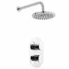 Logik Thermostatic Concealed Shower with Fixed Rain Head - Premium Shower Valve by Kartell UK -Bathroom Sales Shop logik option 2