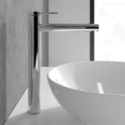 Villeroy & Boch Loop & Friends Tall Single Lever Basin Mixer Chrome - Modern Bathroom Tap -Bathroom Sales Shop loop n friends tall basin mixer chrome 3