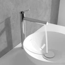 Villeroy & Boch Loop & Friends Tall Single Lever Basin Mixer Chrome - Modern Bathroom Tap -Bathroom Sales Shop loop n friends tall basin mixer chrome 7