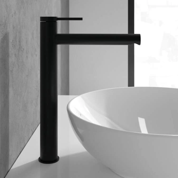 Villeroy & Boch Loop & Friends Tall Single Lever Basin Mixer - Matt Black 5 Villeroy & Boch Loop & Friends Tall Single Lever Basin Mixer - Matt Black - Image 3