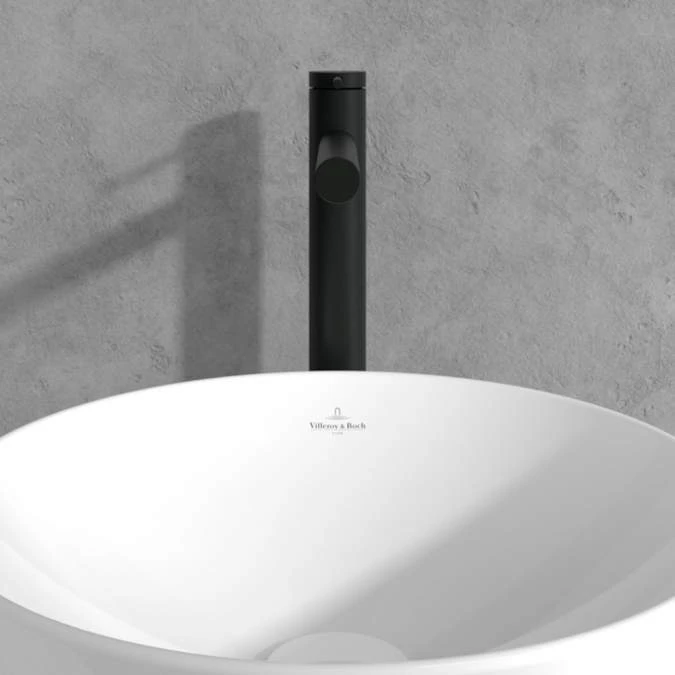 Villeroy & Boch Loop & Friends Tall Single Lever Basin Mixer - Matt Black 6 Villeroy & Boch Loop & Friends Tall Single Lever Basin Mixer - Matt Black - Image 4