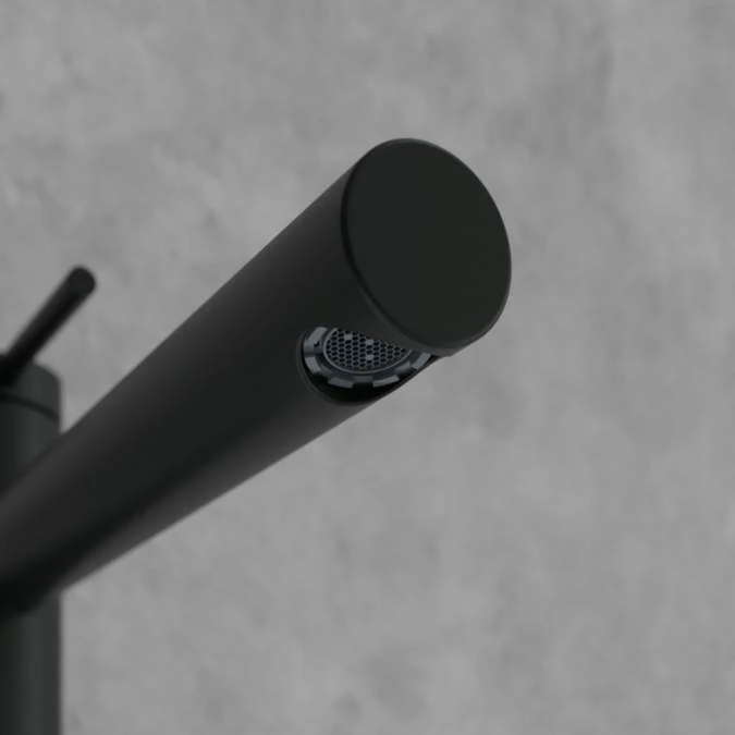 Villeroy & Boch Loop & Friends Tall Single Lever Basin Mixer - Matt Black 10 Villeroy & Boch Loop & Friends Tall Single Lever Basin Mixer - Matt Black - Image 8
