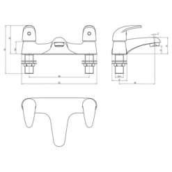 Magpie Low Pressure Bath Filler | Modern Bath Taps for Stylish Bathrooms -Bathroom Sales Shop magpie low pressure bath filler tech