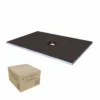 ABACUS Level Access Wetroom Kit 1600 x 900mm with Centre Drain - Premium Wet Room Solution -Bathroom Sales Shop main rectangle center drain kit 2