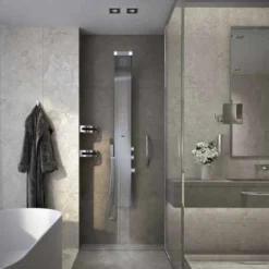 Maldive Square Magnifying Mirror - Premium Bathroom Accessory for Precision Grooming | UK Delivery -Bathroom Sales Shop maldive lifestyle 2